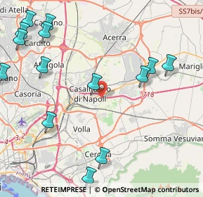 Mappa Via Anna Magnani, 80038 Pomigliano d'Arco NA, Italia (6.23733)