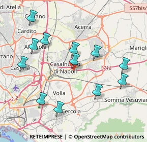 Mappa Via Luchino Visconti, 80038 Pomigliano d'Arco NA, Italia (4.46833)