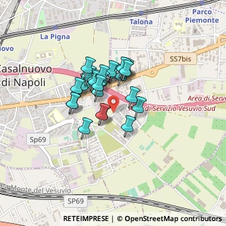 Mappa Via Luchino Visconti, 80038 Pomigliano d'Arco NA, Italia (0.30741)