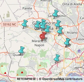 Mappa Via Veneto, 80016 Marano di Napoli NA, Italia (3.45692)