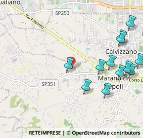 Mappa Via Giuseppe Fava, 80016 Marano di Napoli NA, Italia (1.32167)