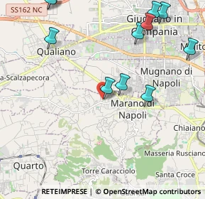 Mappa Via Giuseppe Fava, 80016 Marano di Napoli NA, Italia (2.81182)