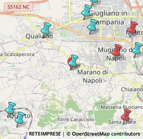 Mappa Via Giuseppe Fava, 80016 Marano di Napoli NA, Italia (3.22091)