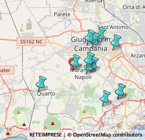 Mappa Via Giuseppe Fava, 80016 Marano di Napoli NA, Italia (3.6775)