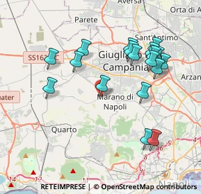 Mappa Via Giuseppe Fava, 80016 Marano di Napoli NA, Italia (4.24722)