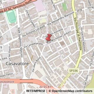 Mappa Via Giosuè Carducci, 57, 80026 Casoria, Napoli (Campania)