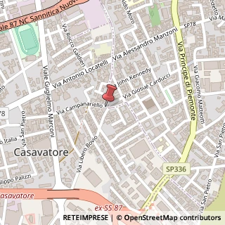 Mappa Via Campanariello, 54, 80020 Casavatore, Napoli (Campania)