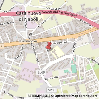 Mappa Via Guido Cavalcanti, 3, 80013 Casalnuovo di Napoli, Napoli (Campania)