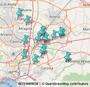 Mappa Via Cavalcanti, 80013 Casalnuovo di Napoli NA, Italia (3.26313)