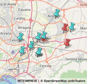 Mappa Via Cavalcanti, 80013 Casalnuovo di Napoli NA, Italia (3.63455)