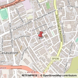 Mappa Via Roberto Bracco, 45, 80020 Casoria, Napoli (Campania)