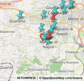 Mappa Via Tevere, 80016 Marano di Napoli NA, Italia (1.92938)