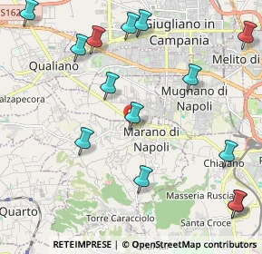 Mappa Via Tevere, 80016 Marano di Napoli NA, Italia (2.80643)