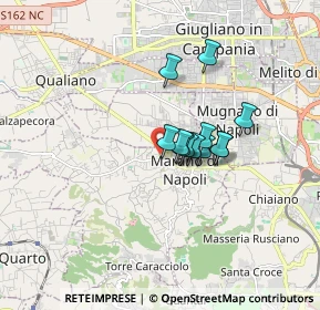 Mappa Via Tevere, 80016 Marano di Napoli NA, Italia (1.145)