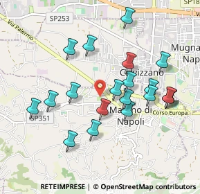 Mappa Via Tevere, 80016 Marano di Napoli NA, Italia (0.993)