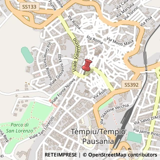 Mappa Via Empoli, 7, 07029 Tempio Pausania, Olbia-Tempio (Sardegna)