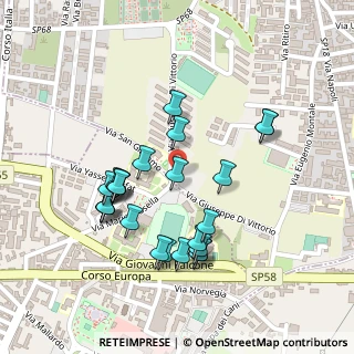 Mappa Via Giuseppe di Vittorio, 80018 Mugnano di Napoli NA, Italia (0.2425)