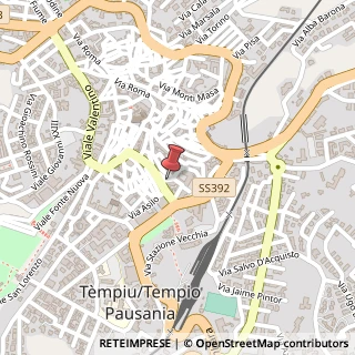 Mappa Piazza Giuseppe Mazzini, 07029 Tempio Pausania OT, Italia, 07029 Tempio Pausania, Olbia-Tempio (Sardegna)