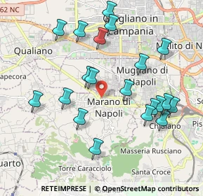 Mappa Via Dora, 80016 Marano di Napoli NA, Italia (2.191)