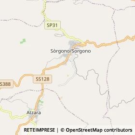 Mappa Sorgono