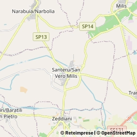 Mappa San Vero Milis