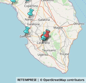 Mappa Via Evangelista Torricelli ang, 73042 Casarano LE, Italia (28.37474)