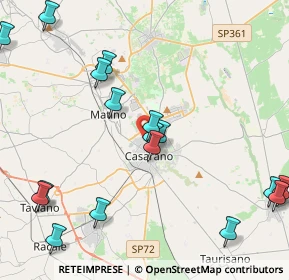 Mappa Via Evangelista Torricelli ang, 73042 Casarano LE, Italia (5.64294)