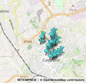 Mappa Via Dogliotti, 73042 Casarano LE, Italia (0.617)