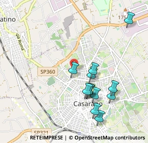 Mappa Via Dogliotti, 73042 Casarano LE, Italia (1.06083)