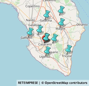 Mappa Via Dogliotti, 73042 Casarano LE, Italia (10.38182)