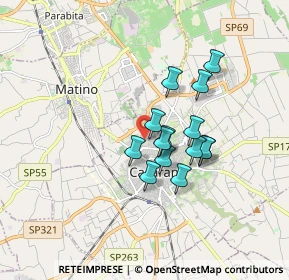 Mappa Via Dogliotti, 73042 Casarano LE, Italia (1.37214)