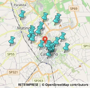 Mappa Via Dogliotti, 73042 Casarano LE, Italia (1.559)