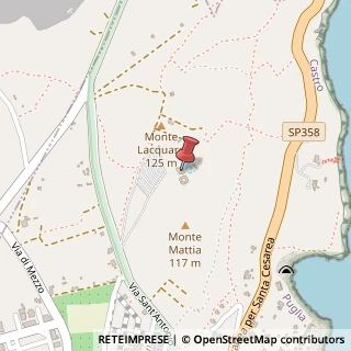 Mappa Via Sant'Antonio, 73030 Castro LE, Italia, 73030 Castro, Lecce (Puglia)
