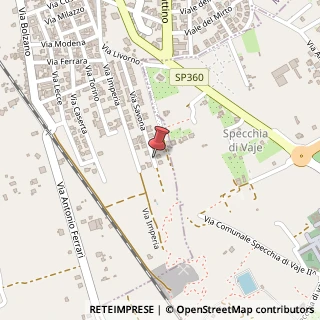 Mappa Via Savona, 86, 73046 Matino, Lecce (Puglia)