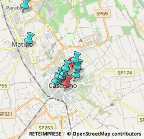 Mappa Via Santa Chiara, 73042 Casarano LE, Italia (1.34917)
