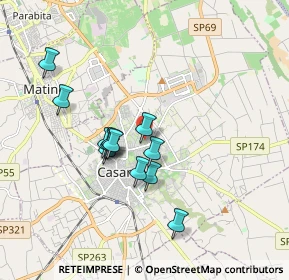 Mappa Via Santa Chiara, 73042 Casarano LE, Italia (1.63917)