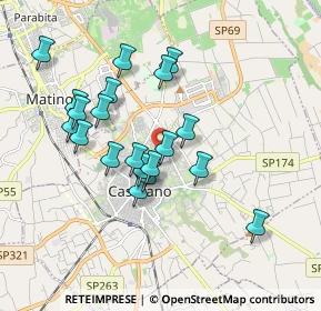 Mappa Via Santa Chiara, 73042 Casarano LE, Italia (1.788)