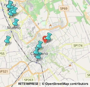 Mappa Via Santa Chiara, 73042 Casarano LE, Italia (3.00364)