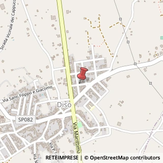 Mappa Via Regina Elena, 17, 73030 Diso LE, Italia, 73030 Diso, Lecce (Puglia)