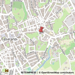 Mappa Via L. Capozza, 8, 73042 Casarano, Lecce (Puglia)