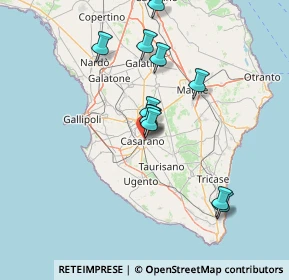 Mappa Via Luigi Capozza, 73042 Casarano LE, Italia (13.90091)