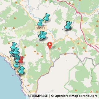 Mappa SS 585, 85049 Trecchina PZ, Italia (5.8345)