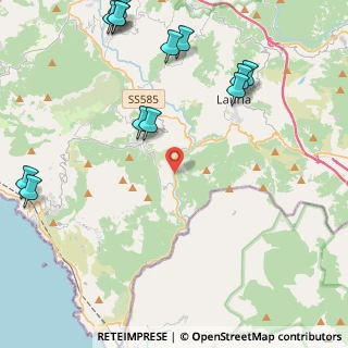 Mappa SS 585, 85049 Trecchina PZ, Italia (6.32308)