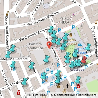 Mappa Piazza S. Domenico, 73042 Casarano LE, Italia (0.06786)