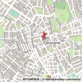 Mappa Via San Domenico, 9, 73042 Casarano, Lecce (Puglia)