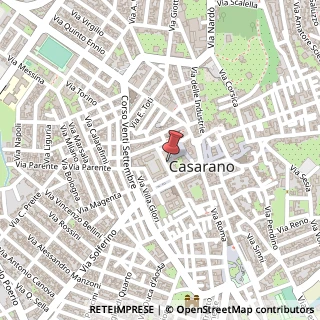 Mappa Via San Domenico, 13/B, 73042 Casarano, Lecce (Puglia)