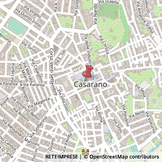 Mappa Via San Giuseppe, 2, 73042 Casarano, Lecce (Puglia)