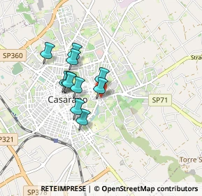 Mappa Via Pavia, 73042 Casarano LE, Italia (0.71909)