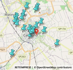Mappa Via Pavia, 73042 Casarano LE, Italia (1.9935)