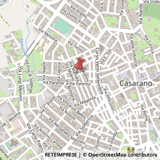 Mappa Via San Martino, 22, 73042 Casarano, Lecce (Puglia)